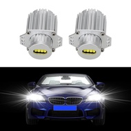 2Pcs 80W Super Bright LED Headlight For BMW E90 3 Series 325i 328i 330i Angel Eyes White Marker Ligh