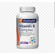 VITAHEALTH VITAMIN B COMPLEX 100'S