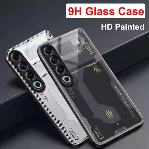 For Meizu 21 Pro Case For Meizu 20 Pro 9H Glass Back Cover For Meizu 18 Pro 18X Shell Mei zu 17 Pro 