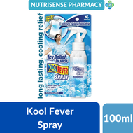 Kool Fever Spray Refreshing Mint 100ml [For Body, Instant Cooling Relief]