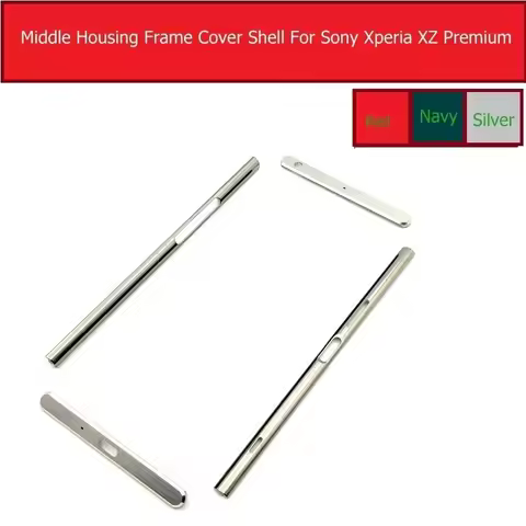 Genuine Middle Frame Housing Protector Cover For Sony Xperia XZ Premium XZP G8141 Side Frame Bezel H