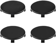 Lug Nut Covers for Audi A4 B8 B6 8L A6 Q5 A5 Line RS B9 B7 A3, 4Pcs Car Wheel Center Hub Caps(black 
