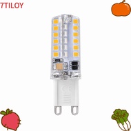 7TILOYSHOP 2PCS G9 LED Bulb, 110V 5W Dimmable LED Bulb, Easy 6000K Corn Lamp Light Bulb Home Use