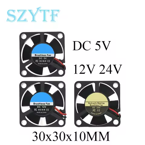 40x40x10mm 4010 30x30x10mm 3010 5/12/24V Volt Brushless DC Fans For Heatsink Cooler Cooling radiator