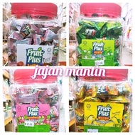 1KG Fruit Plus Chewy Candy Gula Gula Fruit Point HALAL Gula Lembut 6 Flavour