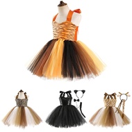 Cute Comfortable And Giraffe Tiger Halloween Kids Costume For