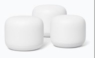 🌟全新行貨  一年保用🌟Google Nest Wifi AC2200 Wi-Fi Router 3件裝 (1主機+2子機)