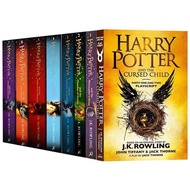 หนังสือชุดภาษาอังกฤษ Harry Potter 1-8哈利波特全英系列书籍1-8Harry Potter English Series Books 1-8