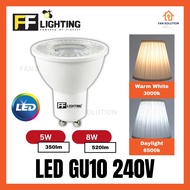 FFL LED GU10 BULB 5W/8W DAY LIGHT/WARM WHITE FF LIGHTING GU10 LED BULB EYEBALL BULB SPOTLIGHT BULB
