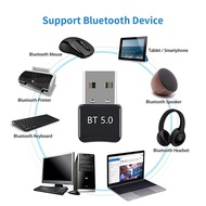 【kenouyo】USB Bluetooth 5.0 Adapter Bluetooth Dongle 5.0 Transmitter Bluetooth Receiver Mini Audio Adapter For Computer PC Laptop