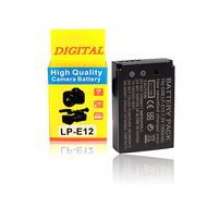 แบตเตอรี่กล้อง 2 ก้อน พร้อมแท่นชาร์จ CANON LP-E12 สำหรับกล้อง CANON รุ่น EOS M10 / EOS M50 / EOS M10