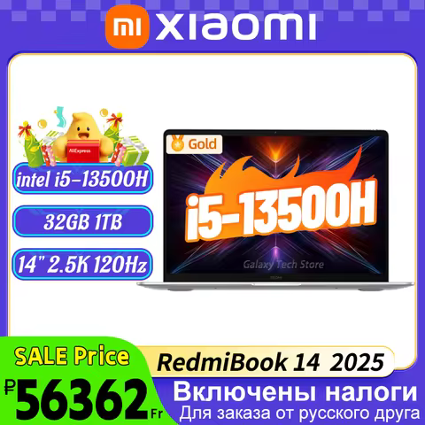 Original Xiaomi Redmi Book 14 2025 intel i5 13500H 32G 1TB 14" 2.8K 120Hz