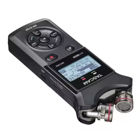 TASCAM DR07XP DR-07XP 2-Channel 32-Bit Float Handheld Recorder With USB-C Interface and Adjustable M