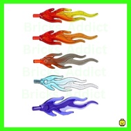 LEGO PARTS (GENUINE) 85959pb01a pb01b pb03 pb05 pb06 Wave Round Straight Large w/ Bar End (Flame) w/