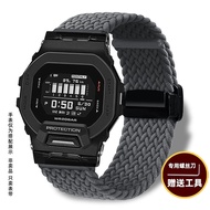 สายนาฬิกาไนลอนขนาดเล็ก สไตล์ G-SHOCK Casio 3506 ชิ้นส่วนเสริมสำหรับ GBD-200-1/2/9 GBD-200SM สายนาฬิก