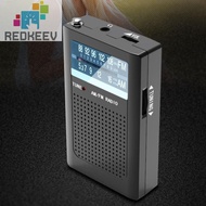 Portable FM Pocket Radio Receiver with Antenna FMAM Pointer Retro Radio [Redkeev.sg]