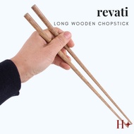 Hostar Revati Jumbo Long Wooden Chopsticks Long Wooden Chopsticks Hot Pot Shabu Shabu