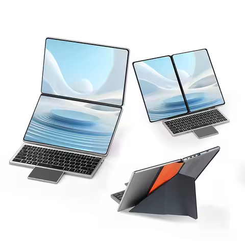 YSJMNPC Dual Screen Laptop 10.9+10.95 Inch Touch Screen Notebook Intel i3 1215U N100 WIFI6 2 in 1 La