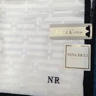 High-quality Japanese scarf Nina riccci size 52x52 cm. 50% cotton 50% silk