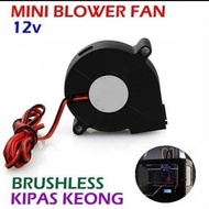 5v 12v 24v Turbo Mini Blower Fan Kipas Keong Dc Brushless Lampu Biled Motor Printer Cooler Angin