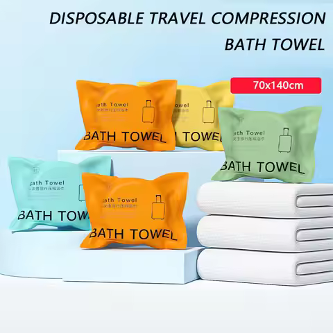 70x140cm Compressed Bath Towel Thickened And Enlarged Disposable Travel Portable Independent Packagi