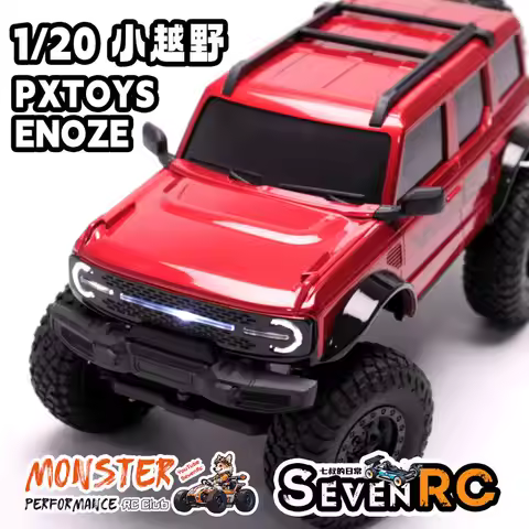 1:20 RC Crawler, ENOZE 4WD Off-Road Truck, Full Proportional Control with LED Light, 5-10km/h Speed,