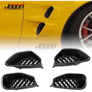 Carbon Fiber Side Fender Cover For Corvette C6 ZR1 2005-2013 Air Flow Intake Hole Vent Exterior Acce