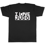 I Love Judo Mens Unisex T-Shirt Tee