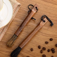 Bristle Brush Walnut Commercial Household C40 Coffee Grinder Cleaning Brush Coffee Appliance Cleanin
