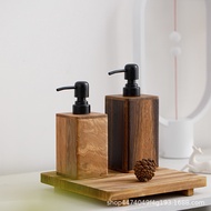 Walnut Push Lotion Split Packing Empty Bottle Hotel Hand Sanitizer Body Wash Shampoo Lotion Jar Toil
