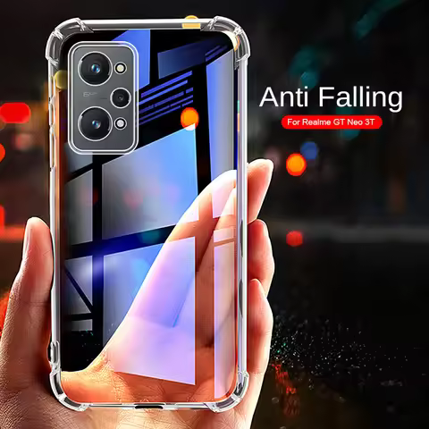 Airbag cover Realmi GT Neo 3T silicon coque For Realme GT Neo 3T 3 T Transparent funda RealmeGT Neo3