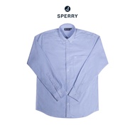 SPERRY ESSENTIAL OXFORD SHIRT LS เสื้อเชิ้ต ผู้ชาย สีฟ้าอ่อน ( STF24AP01T03002 )