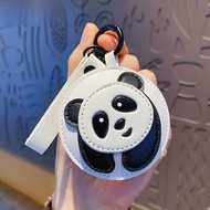 Delicate Leather Keychain Doll Bulldog Beagle Bag Car Key Holder 2025 Model Cute Precise Pouch Acces