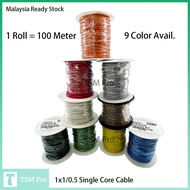 1 Roll Single Core Single Strand Signal Wire 1/0.5mm Single Core Wire