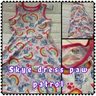 paw patrol skye dress brand new size 4-6yrs old