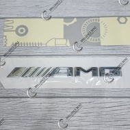 MERCEDES BENZ AMG EMBLEM WRITING STICKER MERCY AMG ORIGINAL TRUNK STICKER - AMG FLAT