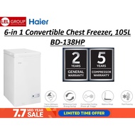 HAIER 105L 155L 207L 332L 450L 535L 750L CHEST FREEZER (BD-138H BD-188HP BD-248HP BD-328HP BD-458HP 