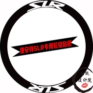 Suitable for GIANT GIANT SLR Wheel Set Sticker Original Label Color Change Road Bicycle Rim Bicycle 