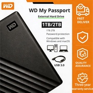 [NEW] WD Western Digital 1TB /2TBMy Passport USB 3.0 Portable Hard Drive (2.5")