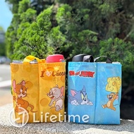 〔 Tom Cat Jerry Mouse Double Cup Beverage Bag 〕 Tote Storage 〖 Lifetime Fashion Store 〗