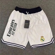 Quick Dry Breathable Training Sports Pants Short Length below Knee Five Parts for Football Matches A