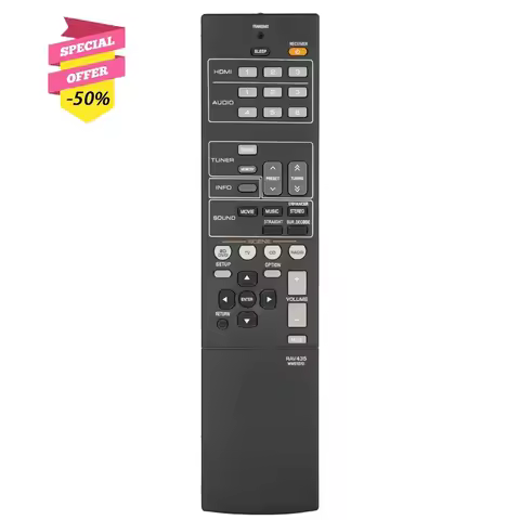 RAV435 WW51070 RAV435-WW51070 Remote Control For Yamaha Audio System HTR-2064 YHT-196 HTR-2064SZ NS-