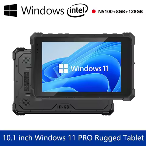 10 inch windows 11 PRO IP68 Rugged Tablet Handheld 2D Mobile Barcode Scanner Terminal RJ45 RS232 Wat
