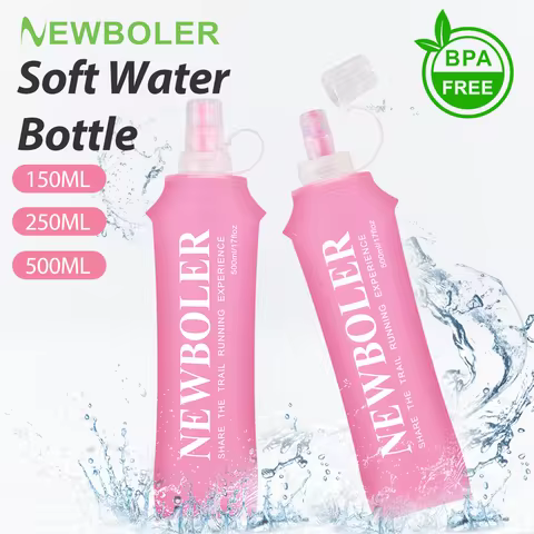 150ml/250ml/500ml Outdoor Collapsible Silicone Bite Size Water Bottle Running Camping Hiking Travel 