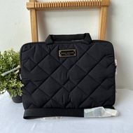 Mj nylon quilted laptop case 33x3x25 CM Black (fit to 13")