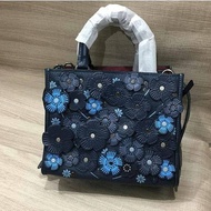 coach rogue tearose flower handbag tas branded original