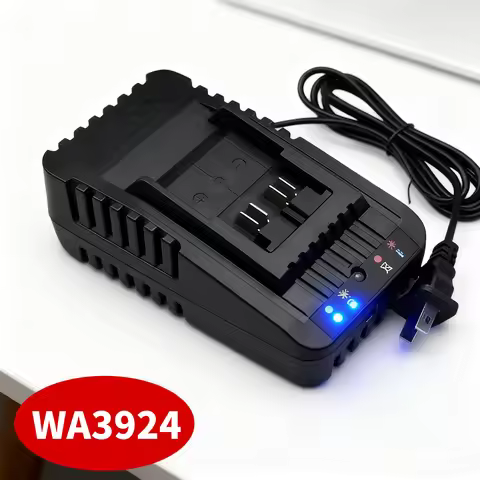 Power Tool Accessories for Worx 20V Lithium Battery Charger WA3924 for Kress KCH2006 WA3593 WA3016 W