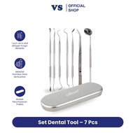 TaffOmicron Dentist Dental Tool Set 7 PCS + Box 4012