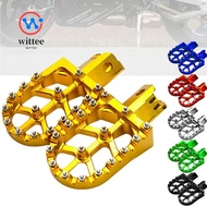 WITTEE Footpegs Rest, Rest Pedal Durable Dirt Bike Foot Pegs,  CNC|Pedal CNC for MX 650 500 MX650 MX