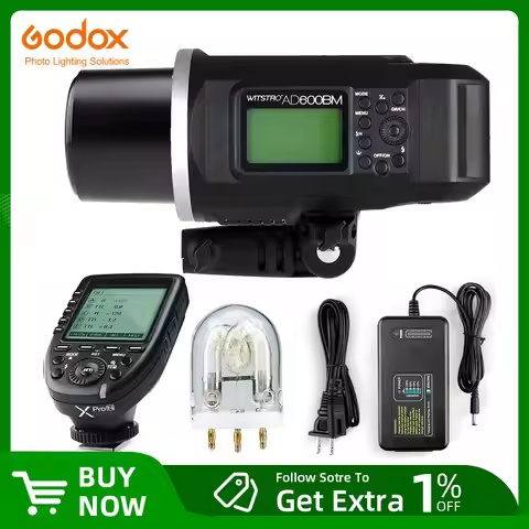 Godox Wistro AD600BM Bowens Mount 600W GN87 HSS 1/8000s Sync Outdoor Flash With 2.4G Wireless X Syst